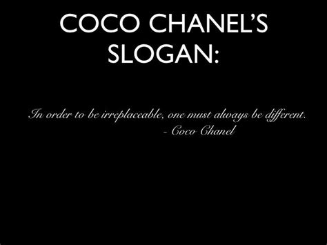 tagline of chanel|slogan for chanel.